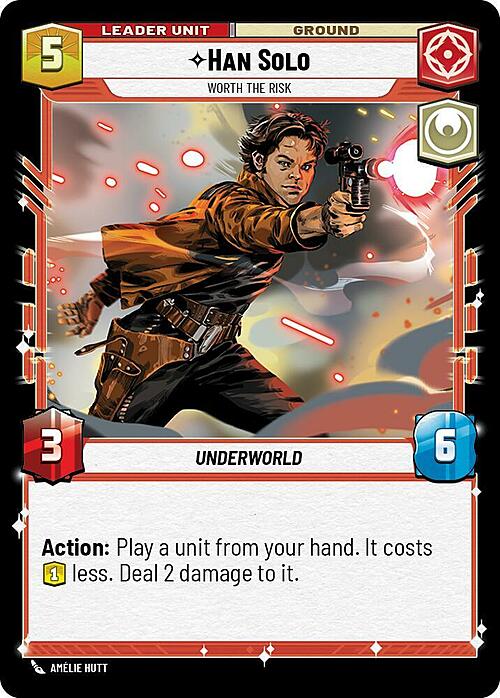 Han Solo - Worth the Risk Card Back