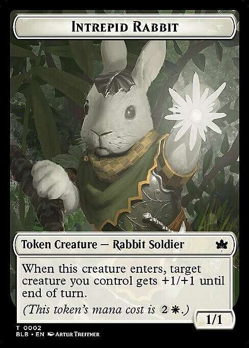 Rat // Intrepid Rabbit Card Back