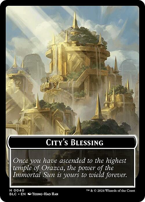 Hamster // City's Blessing Card Back