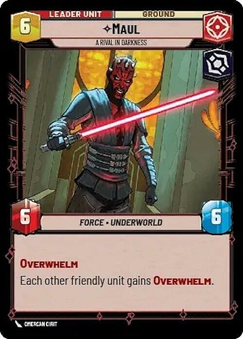 Maul - A Rival in Darkness Card Back