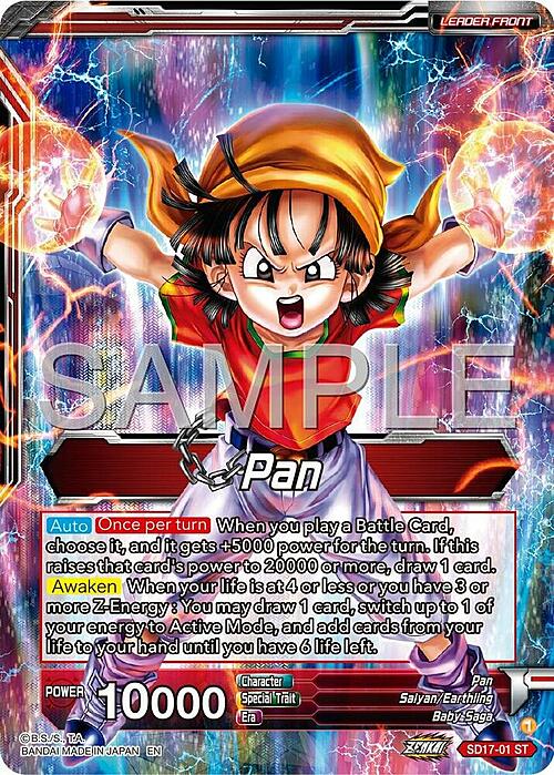 Pan // Pan, Ready to Fight Returns Card Back