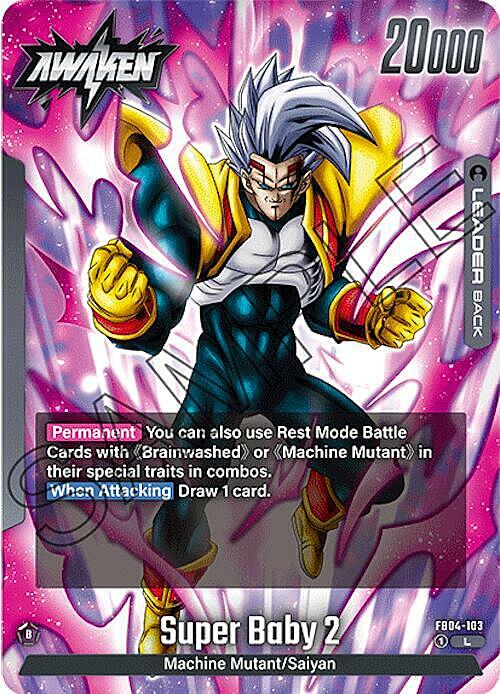 Baby Vegeta // Super Baby 2 Card Back