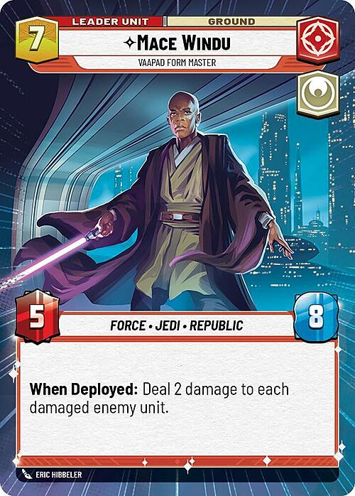 Mace Windu - Vaapad Form Master Card Back