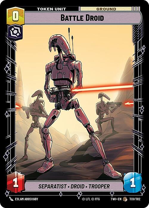 The Crystal City // Battle Droid Card Back