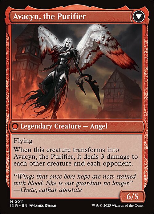 Arcangelo Avacyn // Avacyn, la Purificatrice Card Back