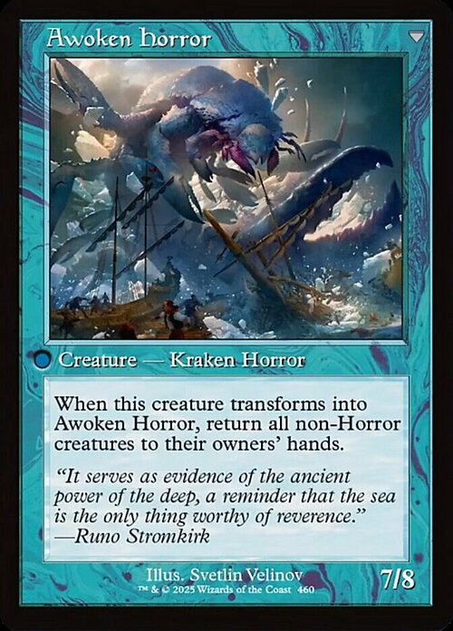 Thing in the Ice // Awoken Horror Card Back