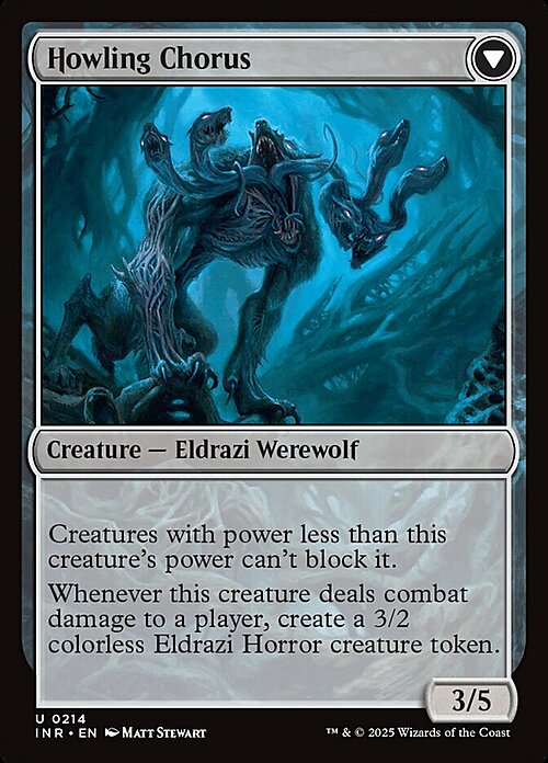 Shrill Howler // Howling Chorus Card Back