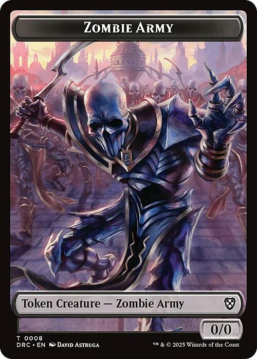 Zombie Warrior // Zombie Army Card Back