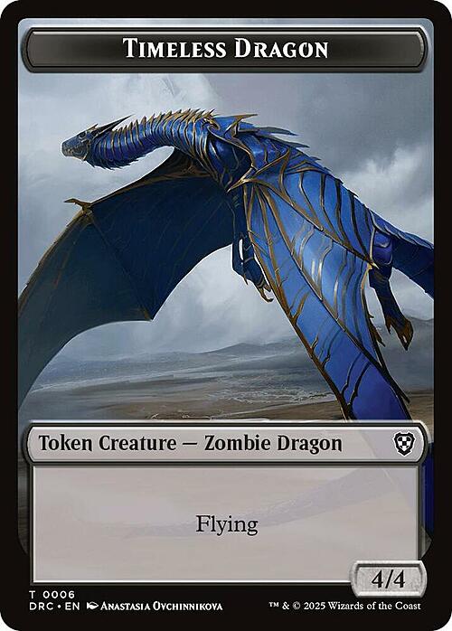 Zombie // Timeless Dragon Card Back