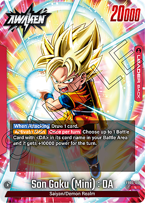 Son Goku : DA // Son Goku : DA Card Back