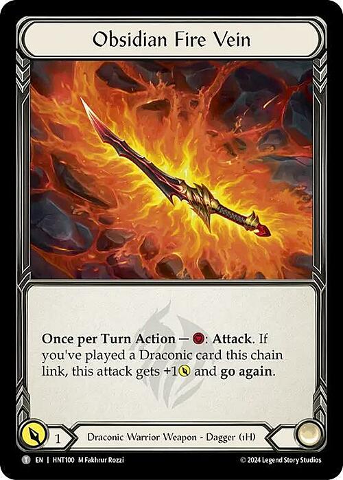 Mark of the Huntsman // Obsidian Fire Vein Card Back