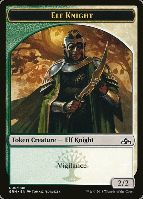 Saproling // Elf Knight Card Back