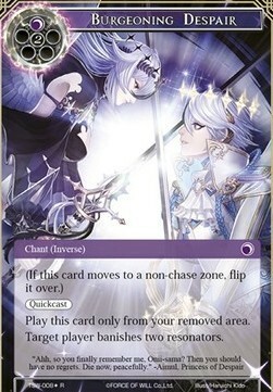 Flourishing Hope // Burgeoning Despair Card Back