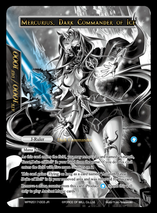 Mercurius, Wizard Of The Water Star // Mercurius, Dark Commander Of Ice Card Back