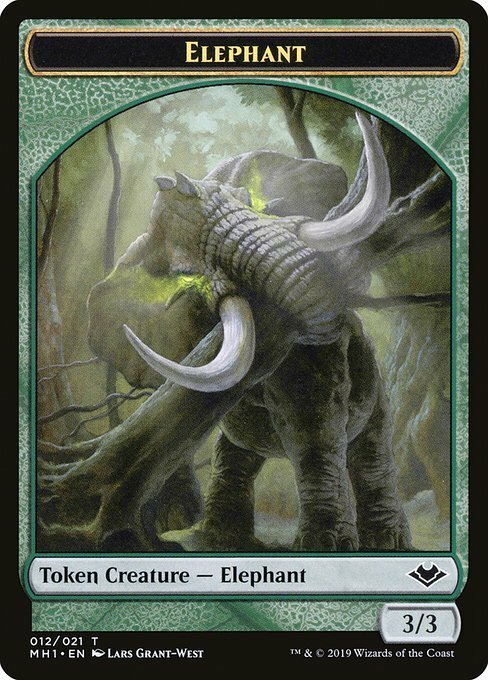 Zombie // Elephant Card Back