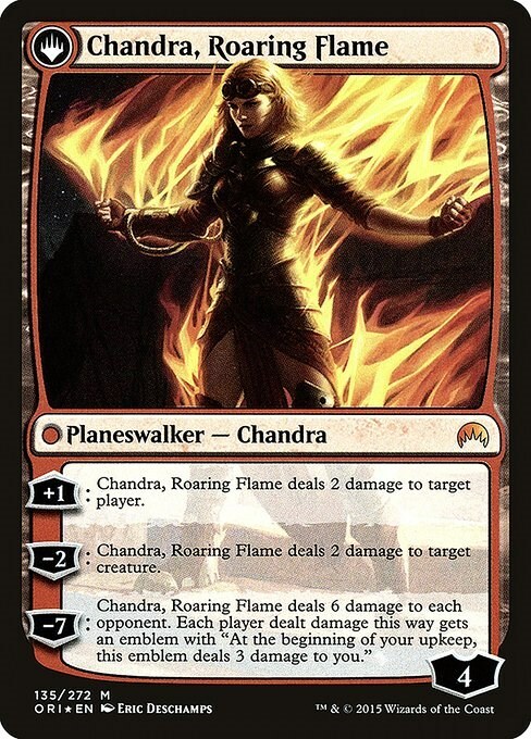 Chandra, Fire of Kaladesh // Chandra, Roaring Flame Card Back