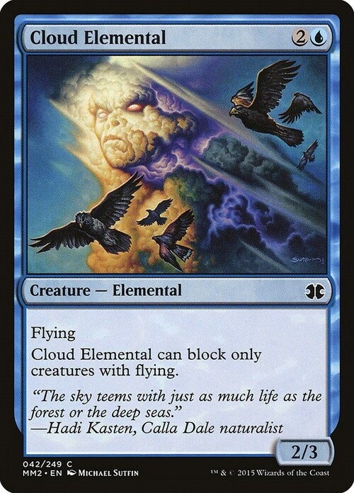 Cloud Elemental Card Front