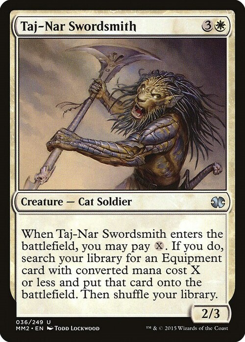 Taj-Nar Swordsmith Card Front