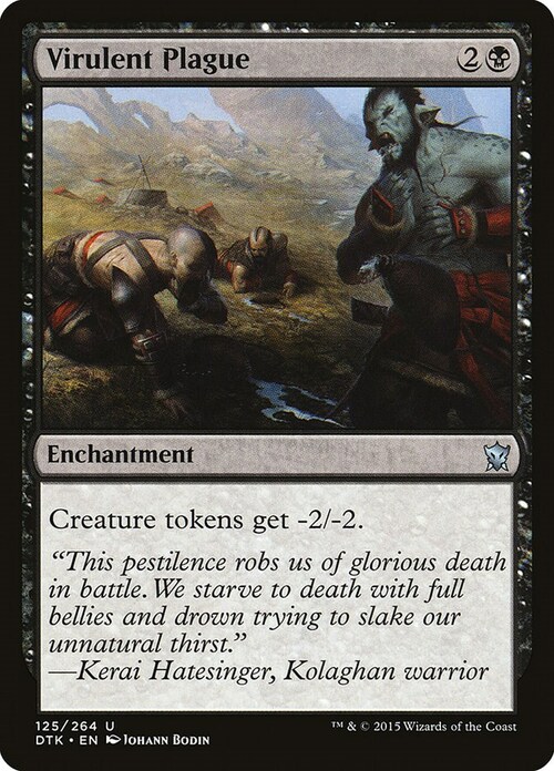 Virulent Plague Card Front