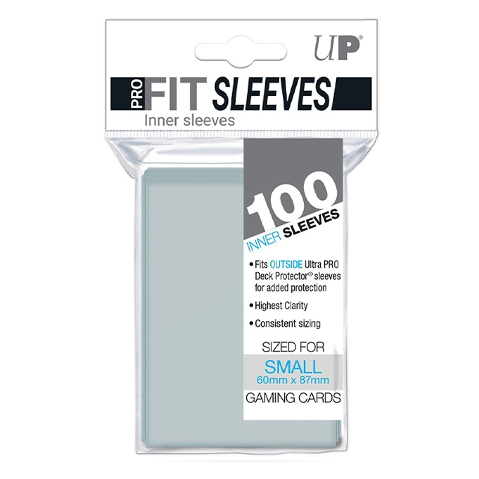 100 Small Ultra Pro Pro-Fit Sleeves