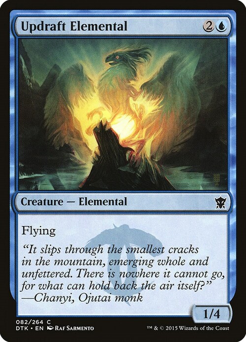 Updraft Elemental Card Front