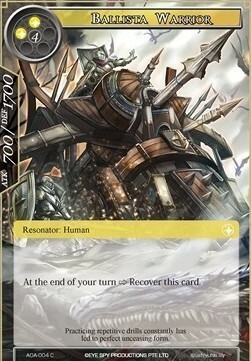 Ballista Warrior Card Front