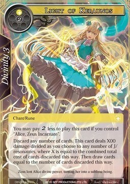 Light of Keraunos Card Front