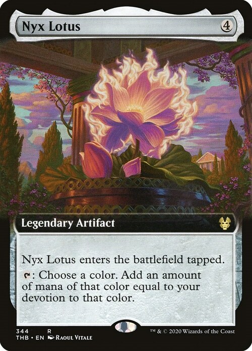 Nyx Lotus Card Front