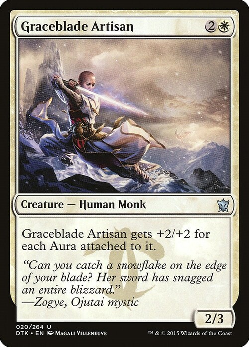 Graceblade Artisan Card Front