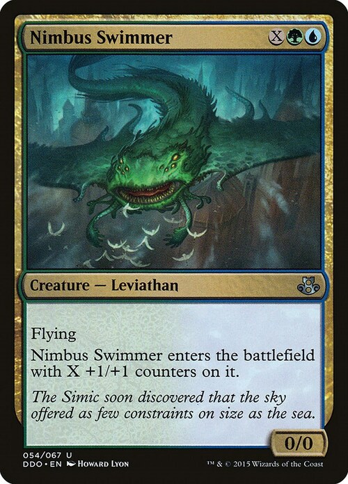 Nimbus Swimmer Card Front