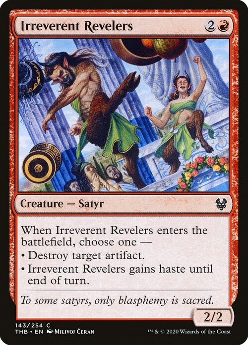 Irreverent Revelers Card Front