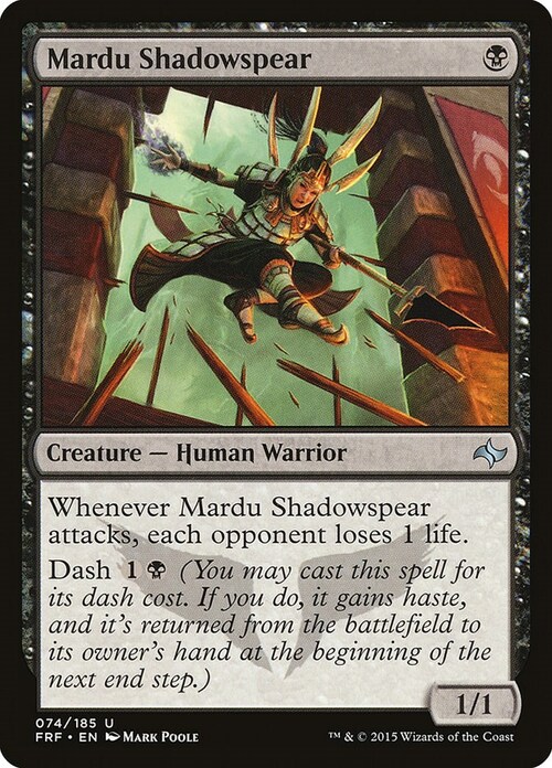 Mardu Shadowspear Card Front