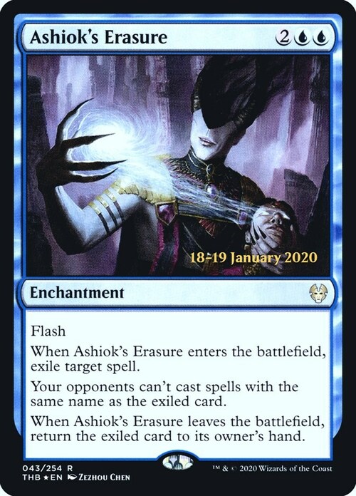 Ashiok's Erasure Card Front