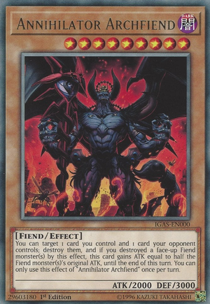 Annihilator Archfiend Card Front