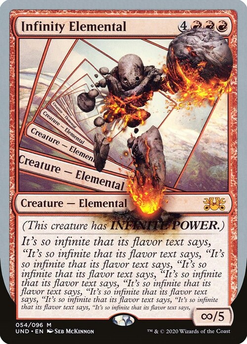 Infinity Elemental Card Front