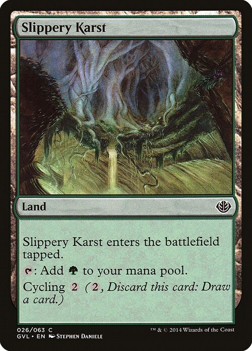 Slippery Karst Card Front