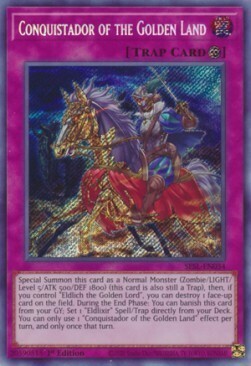 Conquistador of the Golden Land Card Front