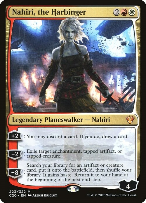 Nahiri, the Harbinger Card Front