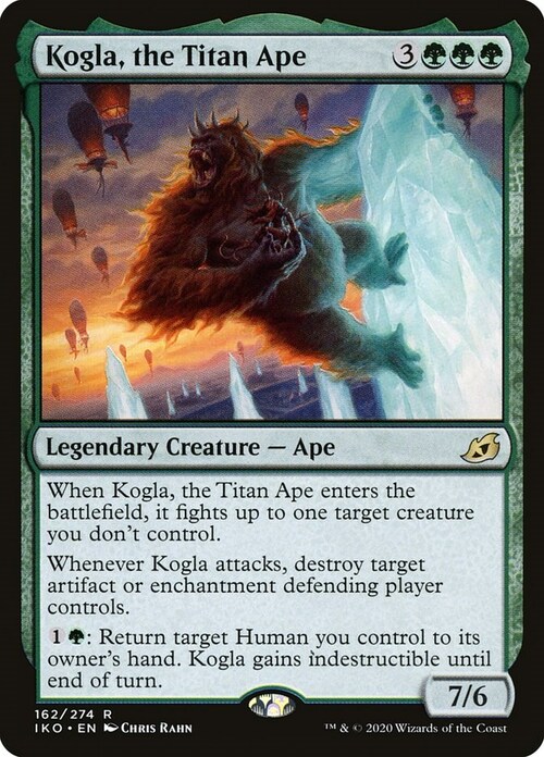 Kogla, the Titan Ape Card Front