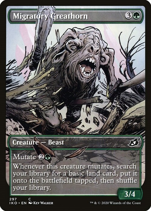 Migratory Greathorn Card Front