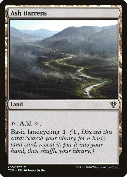 Ash Barrens Card Front