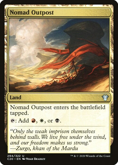 Nomad Outpost Card Front