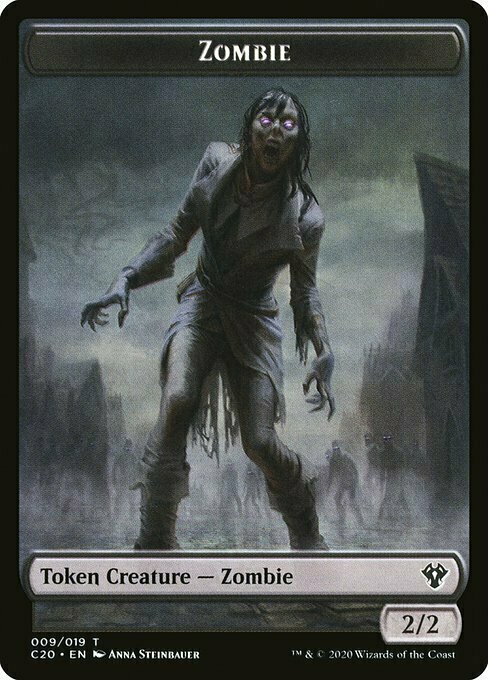 Zombie // Human Soldier Card Front