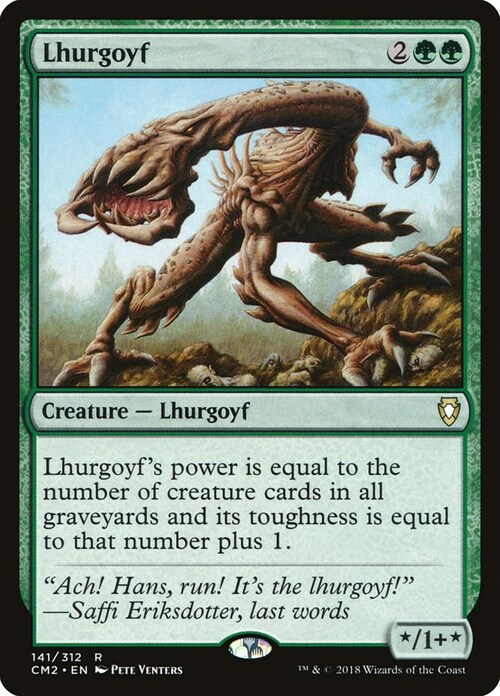 Lhurgoyf Card Front