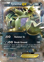 Tyranitar EX [Hammer In | Break Ground]