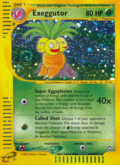 Exeggutor Card Front