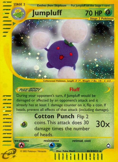 Jumpluff Card Front