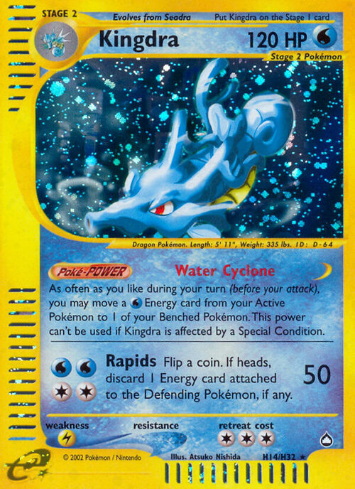 Kingdra Card Front