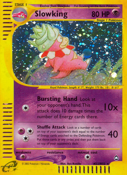 Slowking Card Front