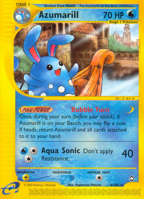 Azumarill Card Front